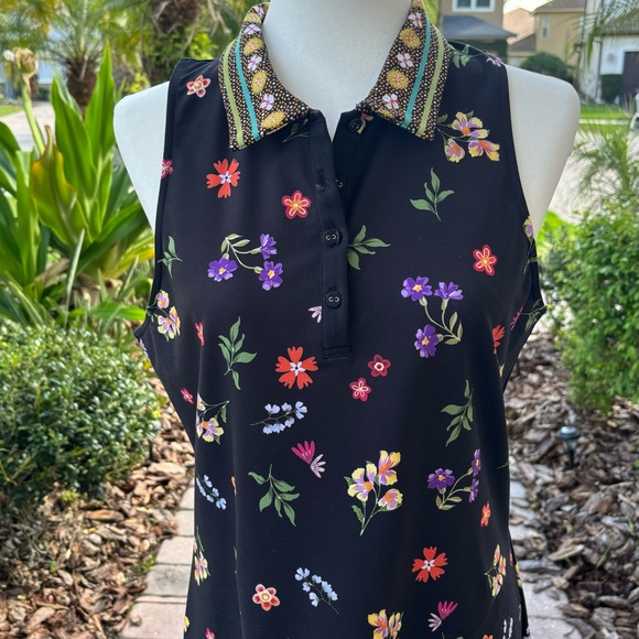 Johnny Was Nani Polo Tank Tennis Dress Large - Picture 6 of 16